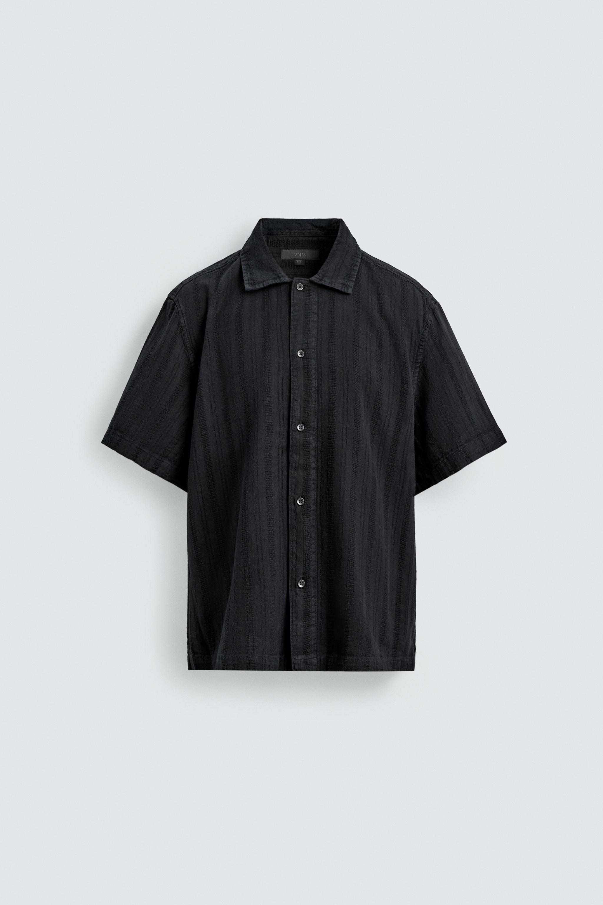 WASHED TEXTURED SHIRT